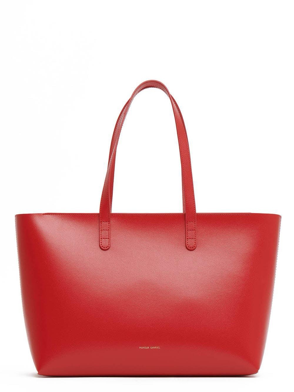 Mansur Gavriel Small Tote Flamma Red